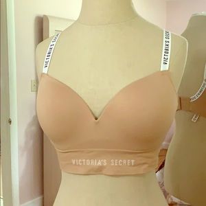 NWOT VS seamless padded Nude Bra